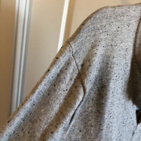 Knit for J. Crew Hanley Sweater Size Mens XL Silk Cotton Blend Light Grey - Picture 7 of 16